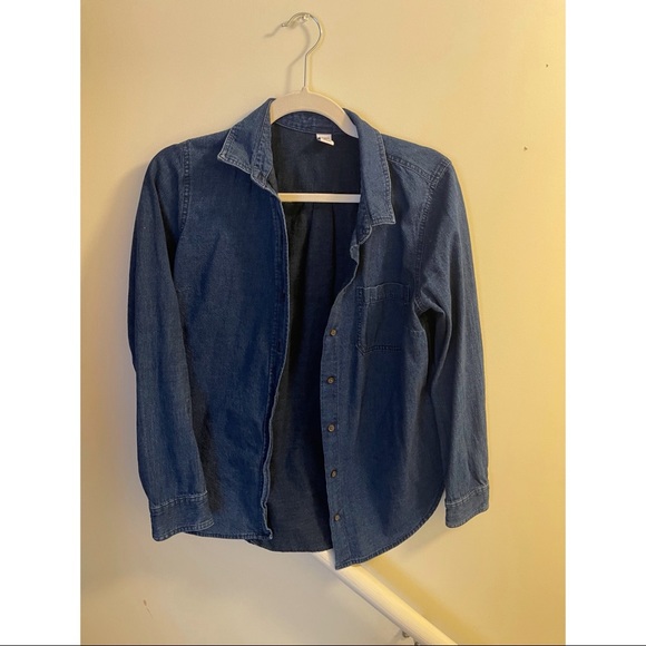 Old Navy Denim Button Up - Picture 4 of 5